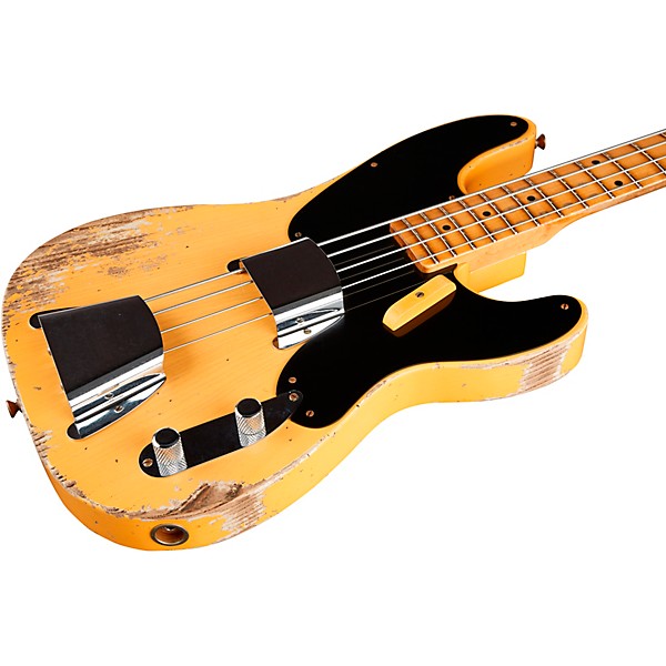 Fender Custom Shop 1951 Limited-Edition Precision Bass Heavy Relic Aged Nocaster Blonde