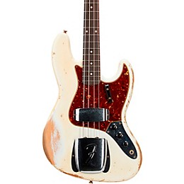 Fender Custom Shop 1961 Jazz Bass Heavy Relic Aged Olympic White