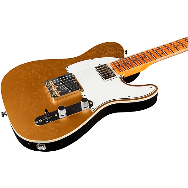 Fender Custom Shop Postmodern Telecaster Journeyman Relic With Closet Classic Hardware Electric Guitar Aged Aztec Gold