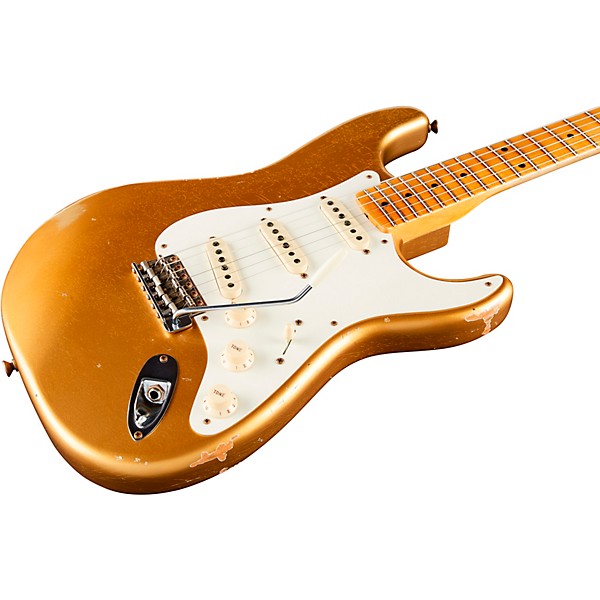 Fender Custom Shop 1957 Stratocaster Relic Electric Guitar Aged HLE Gold