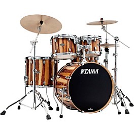 TAMA Starclassic Performer 4-Piece Shell P... TAMA Starclassic Performer 4-Piece Shell Pack With 22" Bass Drum Caramel Aurora