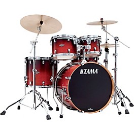 TAMA Starclassic Performer 4-Piece Shell... TAMA Starclassic Performer 4-Piece Shell Pack With 22" Bass Drum Dark Cherry Fade