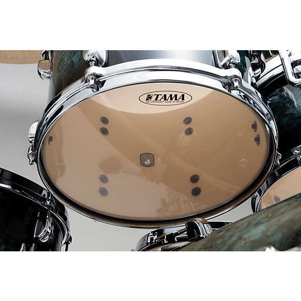 TAMA Starclassic Performer 4-Piece Shell Pack With 22" Bass Drum Molten Steel Blue Burst