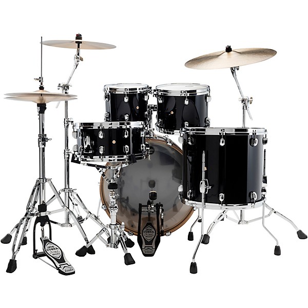 TAMA Starclassic Performer 4-Piece Shell Pack With 22" Bass Drum Piano Black