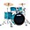 TAMA Starclassic Performer 4-Piece Shell ... TAMA Starclassic Performer 4-Piece Shell Pack With 22" Bass Drum Sky Blue Aurora