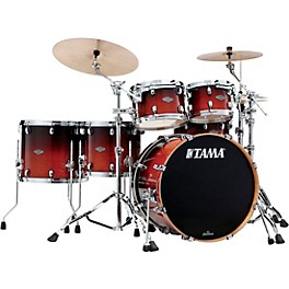 TAMA Starclassic Performer 5-Piece Shell... TAMA Starclassic Performer 5-Piece Shell Pack With 22" Bass Drum Dark Cherry Fade