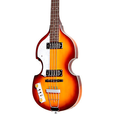 Hofner Ignition Series Left-Handed Short-Scale Violin Bass Sunburst for sale