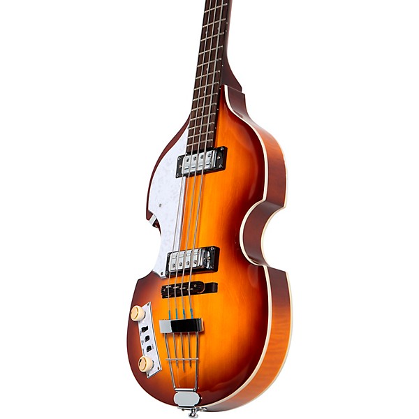 Hofner Ignition Series Left-Handed Short-Scale Violin Bass Sunburst