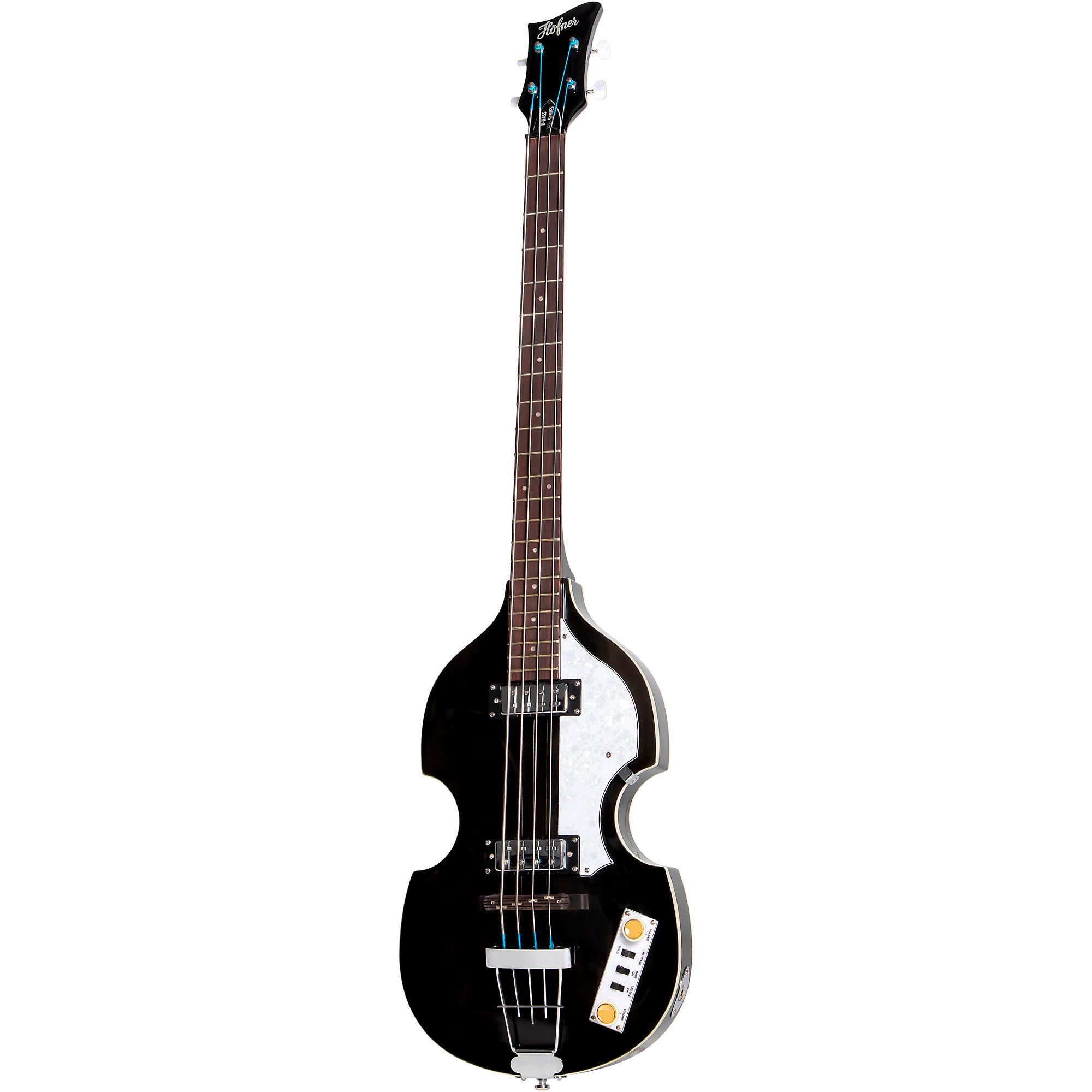 Hofner Ignition Series Short-Scale Violin Bass Guitar Trans Black