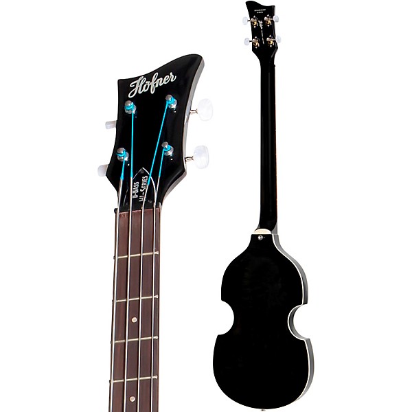 Hofner Ignition Series Short-Scale Violin Bass Guitar Trans Black