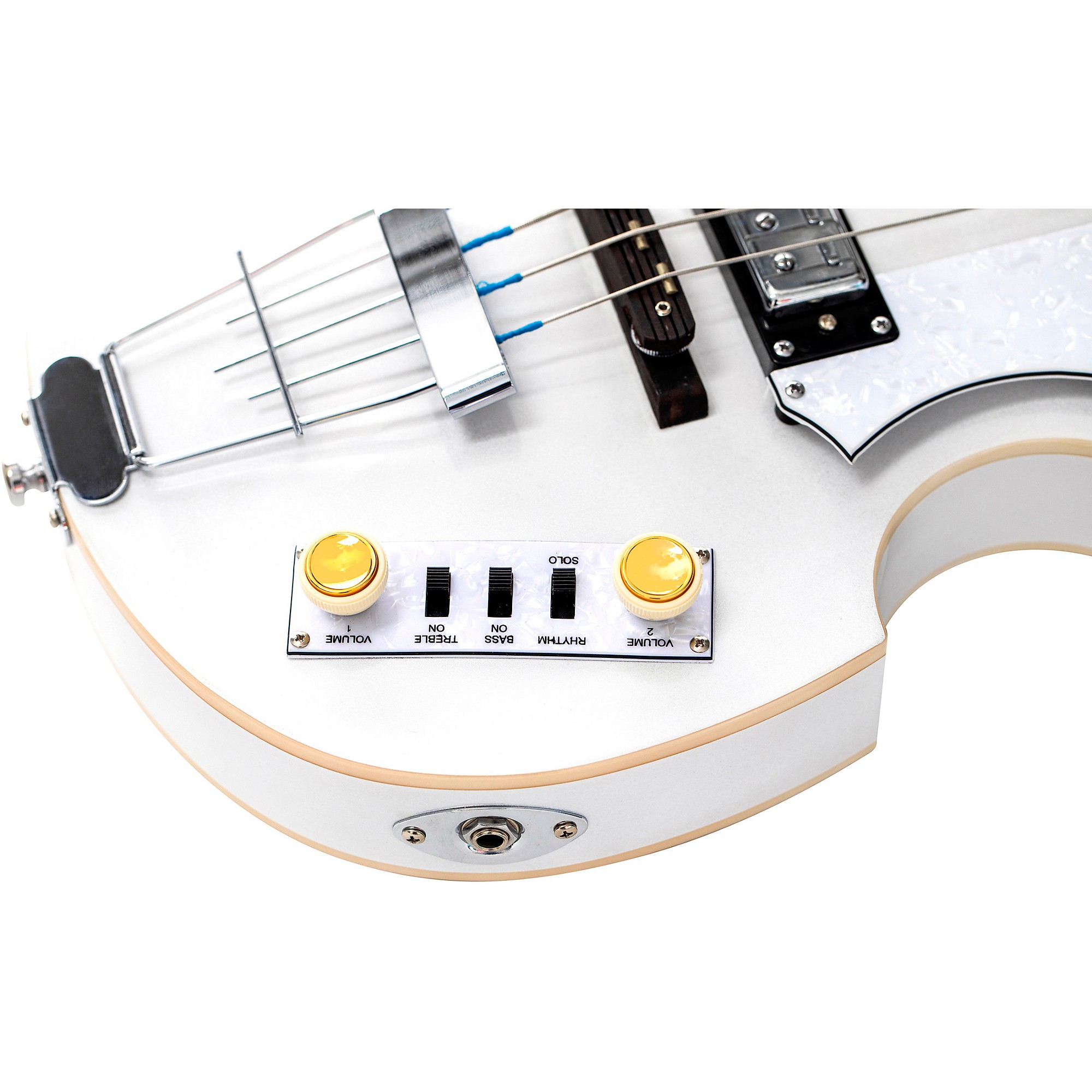 White on sale hofner bass