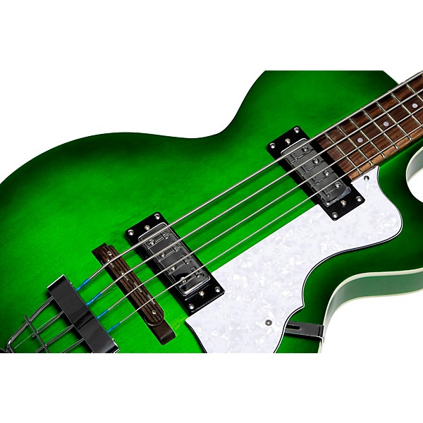 Hofner Ignition Series Short-Scale Club Bass Green Burst