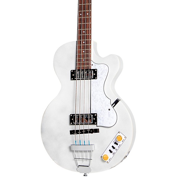 Open Box Hofner Ignition Series Club Bass Level 1 Pearl White
