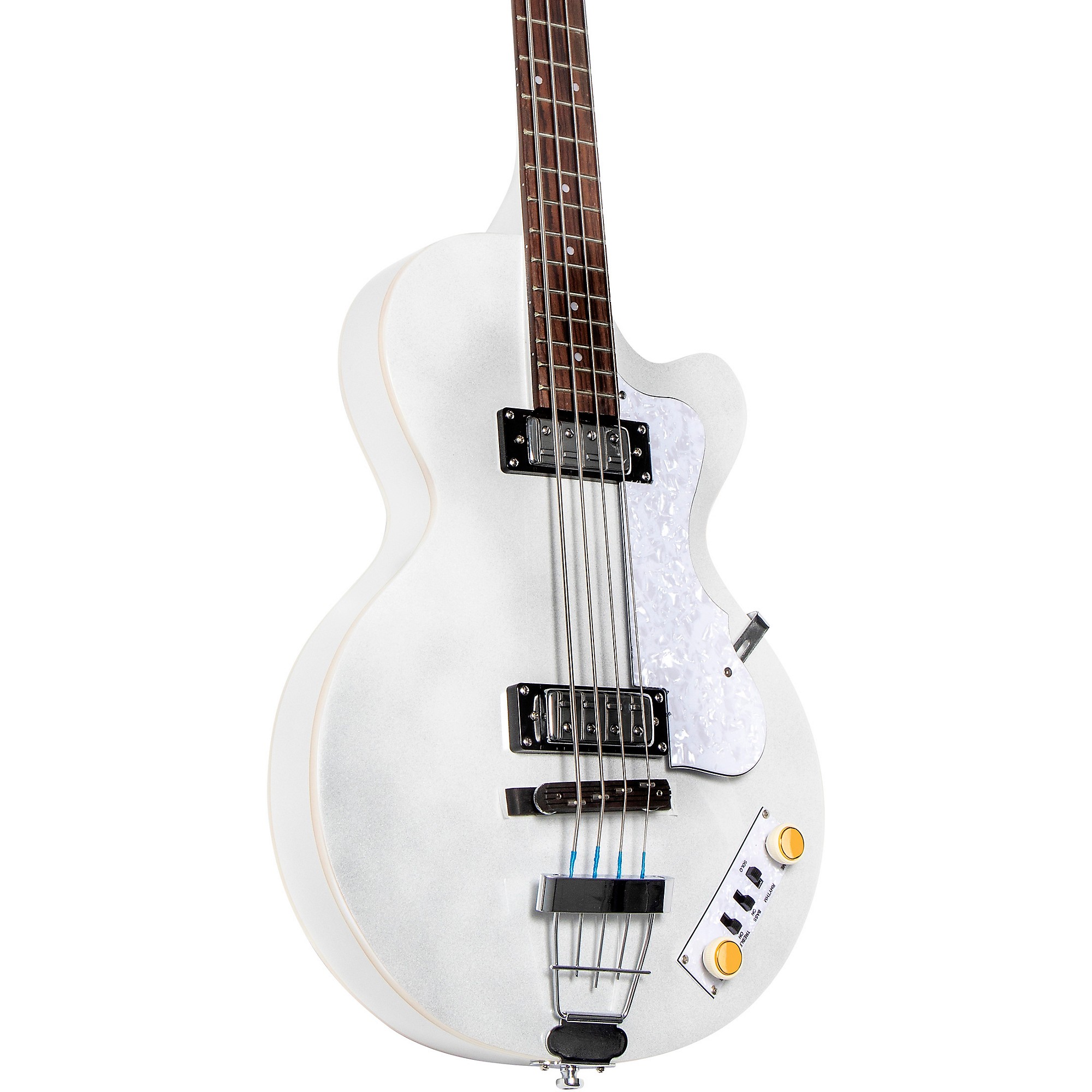 Hofner Ignition Series Short-Scale Club Bass Pearl White