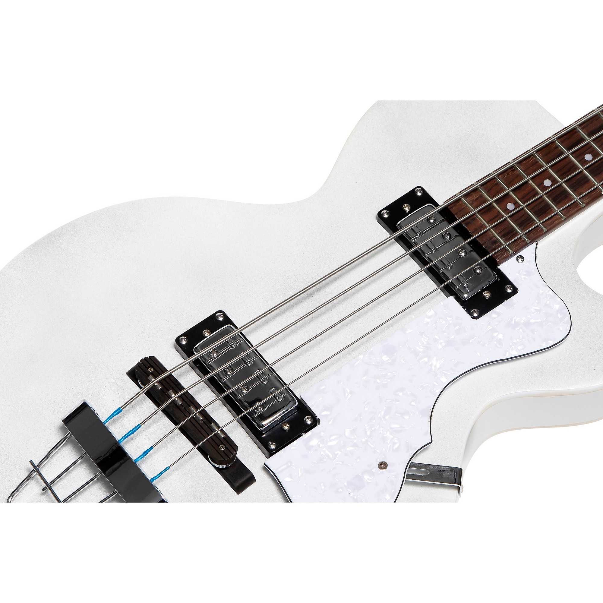 Hofner Ignition Series Short-Scale Club Bass Guitar Pearl White