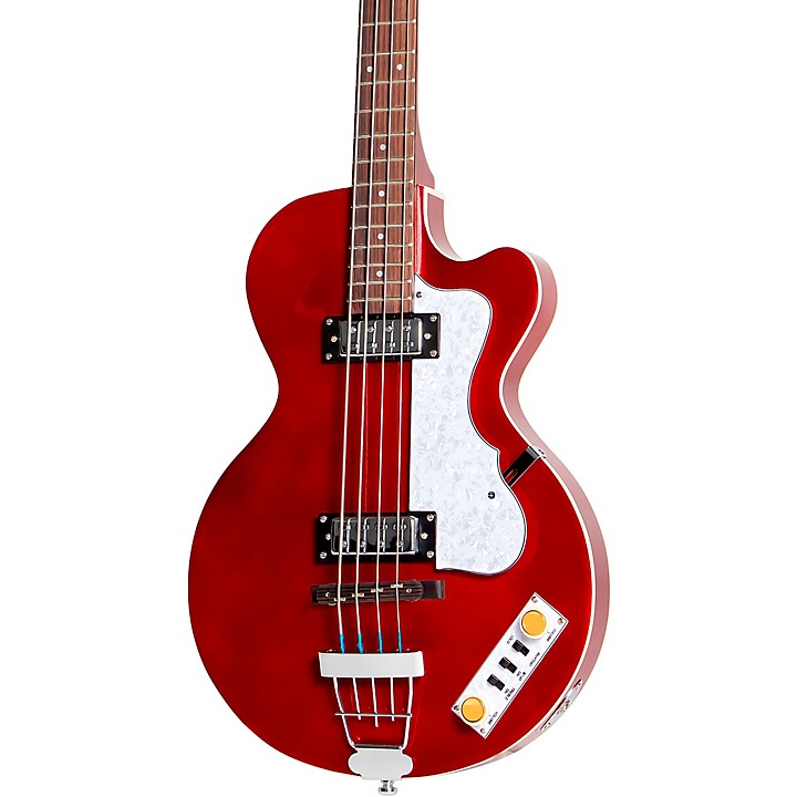 hofner club bass red