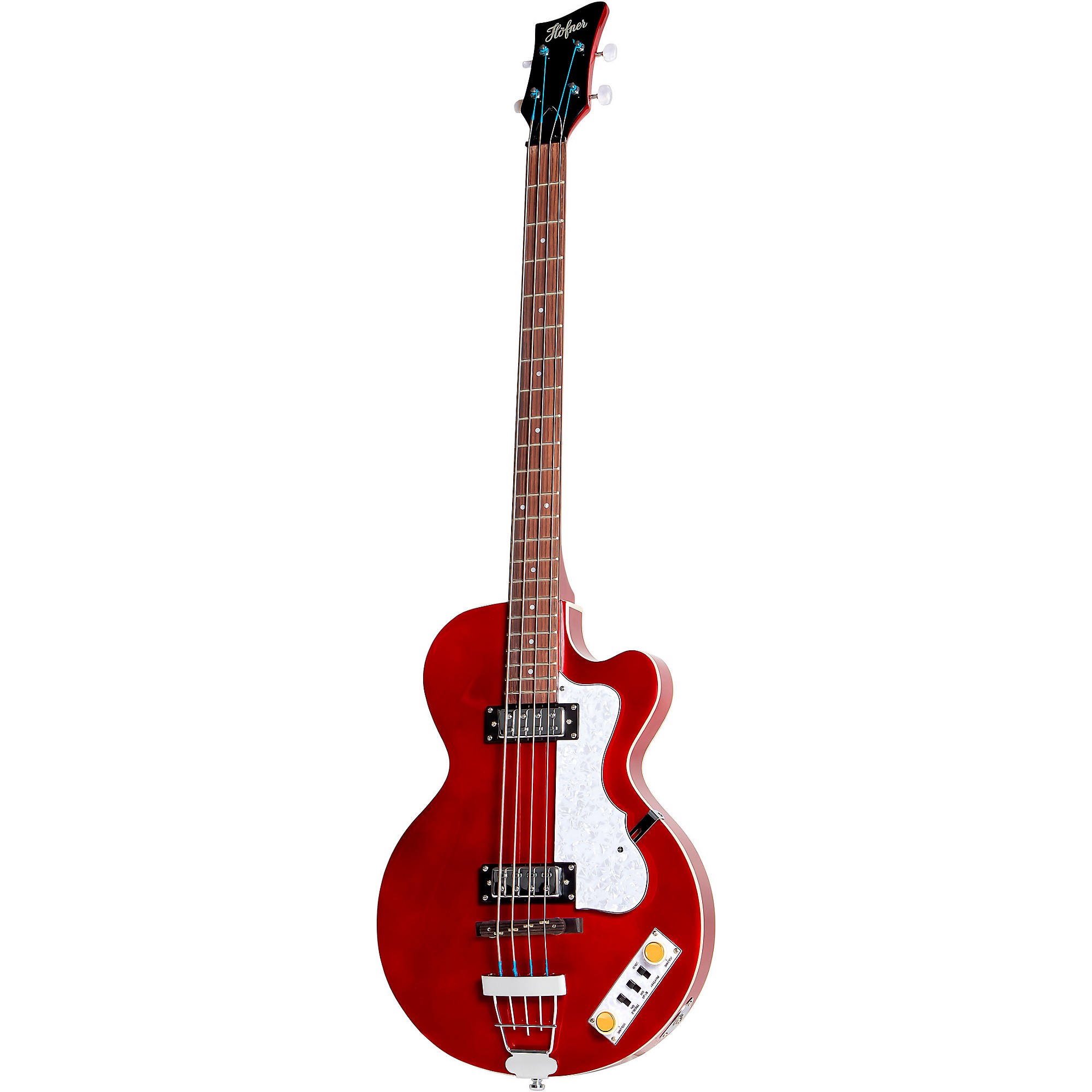 Hofner Ignition Series Short-Scale Club Bass Guitar Metallic