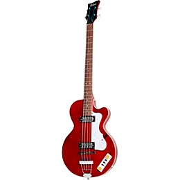 Hofner Ignition Series Short-Scale Club Bass Metallic Red