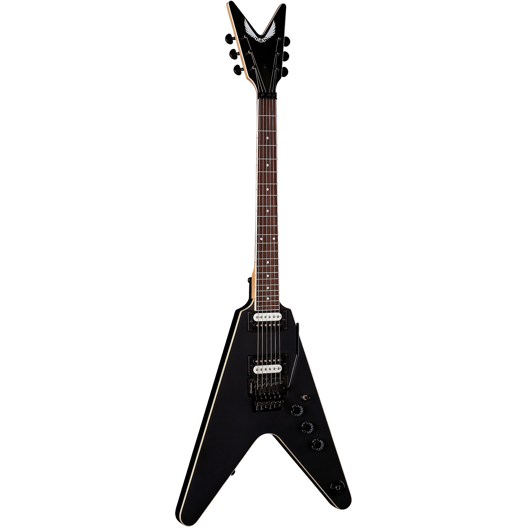 Dean VX With Floyd Rose Tremolo Electric Guitar Black Satin