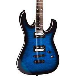 Dean MDX X Quilt Maple Electric Guitar Transparent Blue Burst