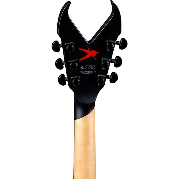 Open Box Dean Kerry King V Black Satin Electric Guitar with Case Level 2 Black Satin 197881103491