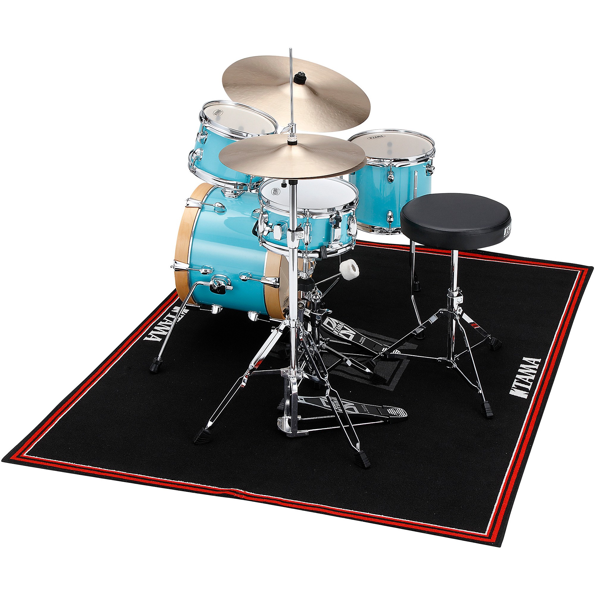 Tama Drums - Dress up your practice space while also keeping your kit  planted on firm footing with one of our new paisley pattern drum rugs.