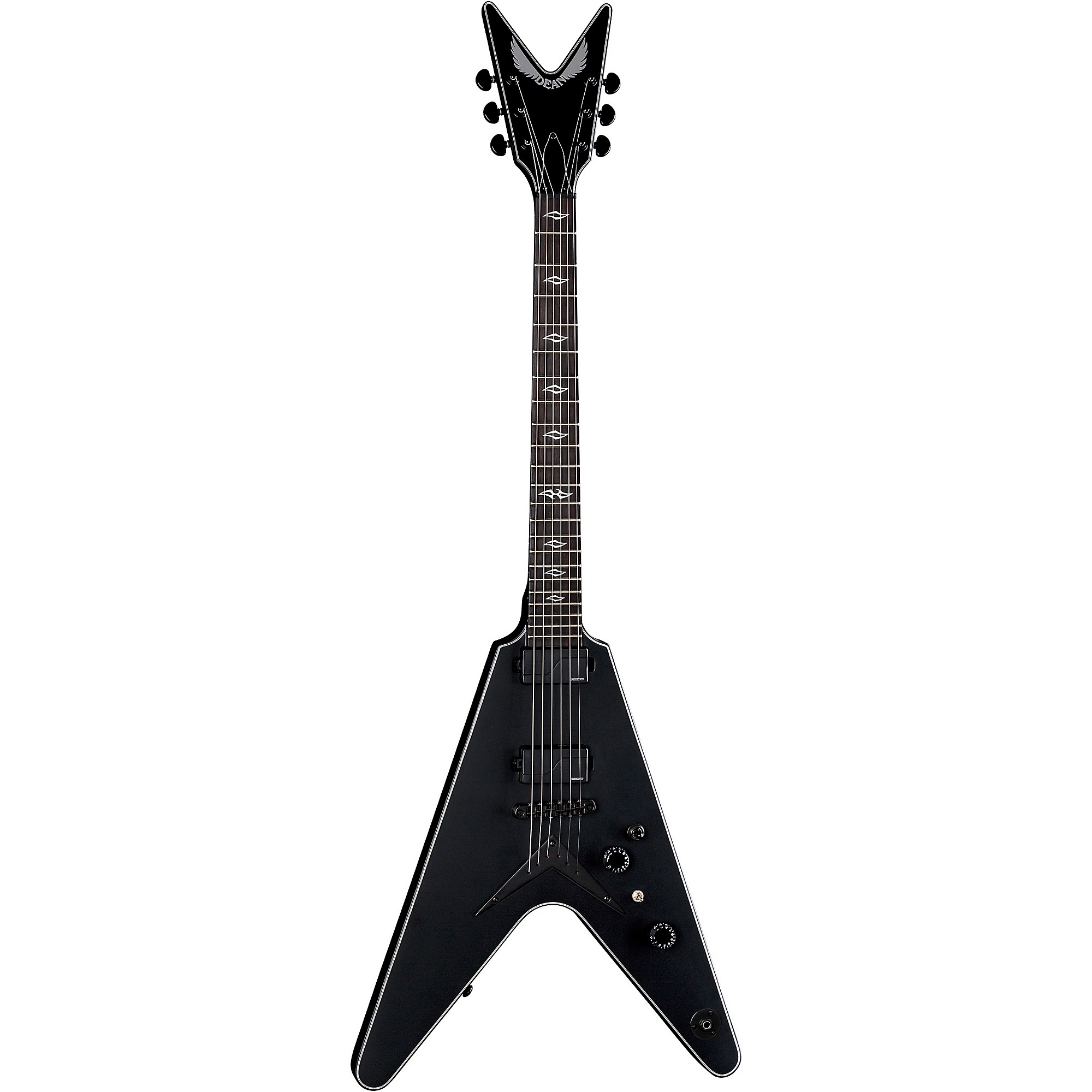 Dean V Select with Fluence Electric Guitar Black Satin | Guitar Center