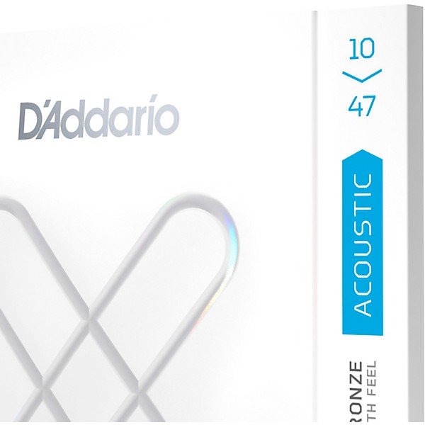 D'Addario XS Acoustic Phosphor Bronze Strings, 12-String Light (10-47)