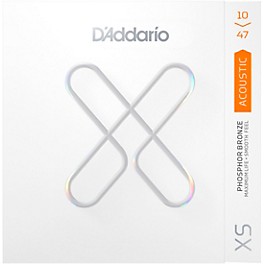 D'Addario XS Acoustic Phosphor Bronze Strings Light (12-53) D'Addario XS Acoustic Phosphor Bronze Strings Extra Light (10-47)