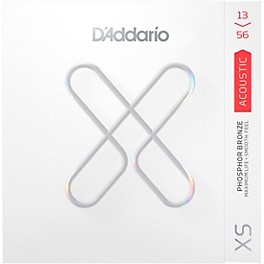 D'Addario XS Acoustic Phosphor Bronze Strings Light (12-53) D'Addario XS Acoustic Phosphor Bronze Strings Medium (13-56)