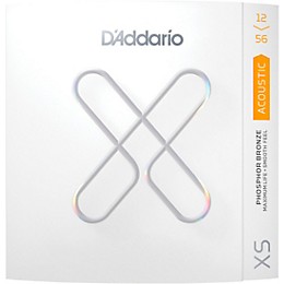 D'Addario XS Acoustic Phosphor Bronze Strings Light Top/Medium Bottom (12-56)