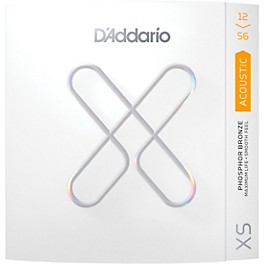 D'Addario XS Acoustic Phosphor Bronze String... D'Addario XS Acoustic Phosphor Bronze Strings Light Top/Medium Bottom (12-56)