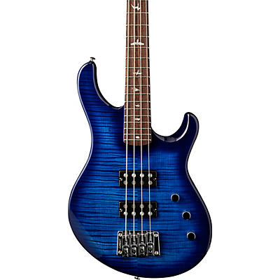 Prs Se Kingfisher Electric 4 String Bass Faded Blue Wrap Around Burst for sale