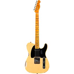 Fender Custom Shop 1951 Limited-Edition Telecaster Relic Electric Guitar Aged Nocaster Blonde