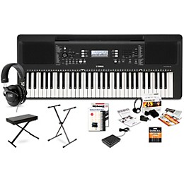 Yamaha PSR-E373 61-Key Portable Keyboard Deluxe Package