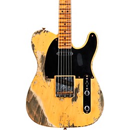 Fender Custom Shop 1951 Limited-Edition Telecaster Super Heavy Relic Electric Guitar Aged Nocaster Blonde