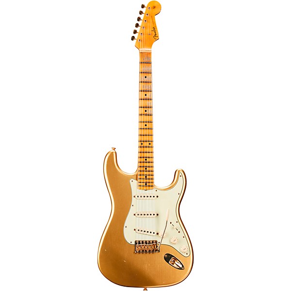 Fender Custom Shop 1962 Limited-Edition Stratocaster Bone Tone Journeyman Relic Maple Fingerboard Electric Guitar Aged Azt...