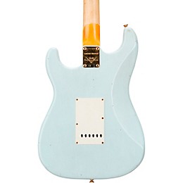 Fender Custom Shop 1962 Limited-Edition Stratocaster Bone Tone Journeyman Relic Maple Fingerboard Electric Guitar Super Faded Aged Sonic Blue