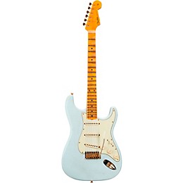 Fender Custom Shop 1962 Limited-Edition Stratocaster Bone Tone Journeyman Relic Maple Fingerboard Electric Guitar Super Faded Aged Sonic Blue