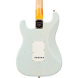 Fender Custom Shop 1962 Limited-Edition Stratocaster Bone Tone Journeyman Relic Maple Fingerboard Electric Guitar Super Faded Aged Sonic Blue