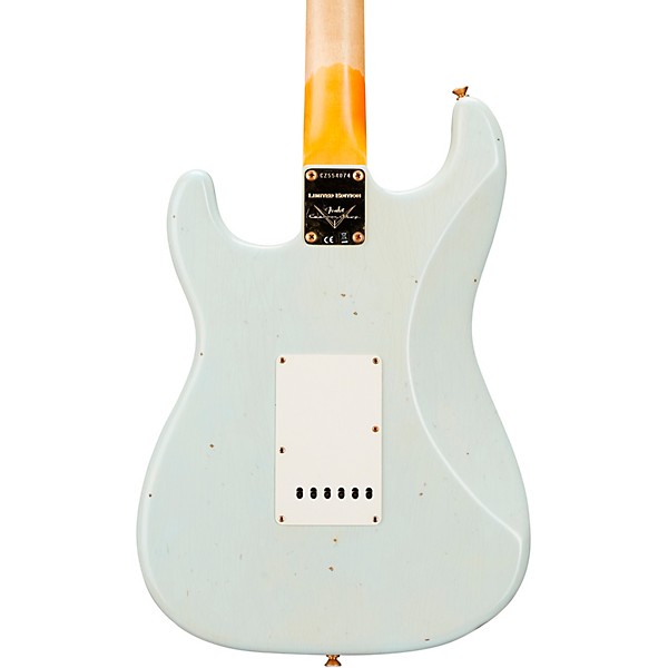 Fender Custom Shop 1962 Limited-Edition Stratocaster Bone Tone Journeyman Relic Maple Fingerboard Electric Guitar Super Fa...
