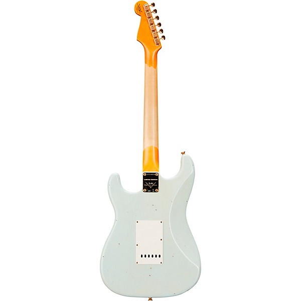 Fender Custom Shop 1962 Limited-Edition Stratocaster Bone Tone Journeyman Relic Maple Fingerboard Electric Guitar Super Fa...
