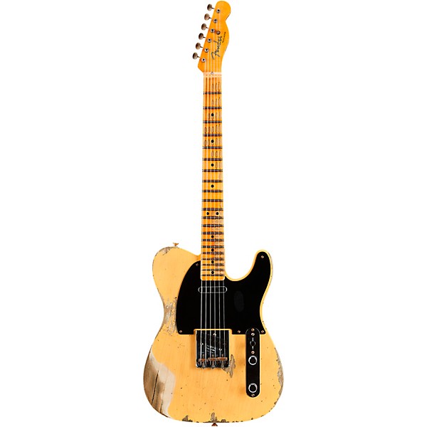 Fender Custom Shop 1951 Limited-Edition Telecaster Heavy Relic Electric Guitar Aged Nocaster Blonde