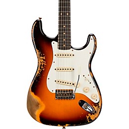 Fender Custom Shop 1959 Stratocaster Heavy Relic Electric Guitar Faded Aged 3-Color Sunburst