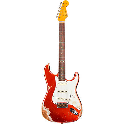 Fender Custom Shop 1959 Stratocaster Heavy Relic Electric Guitar Super Faded Aged Candy Apple Red for sale