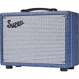 Open Box Supro 1606J 64 Super 5W 1x8 Tube Guitar Combo Amp Level 2 Blue 197881016203