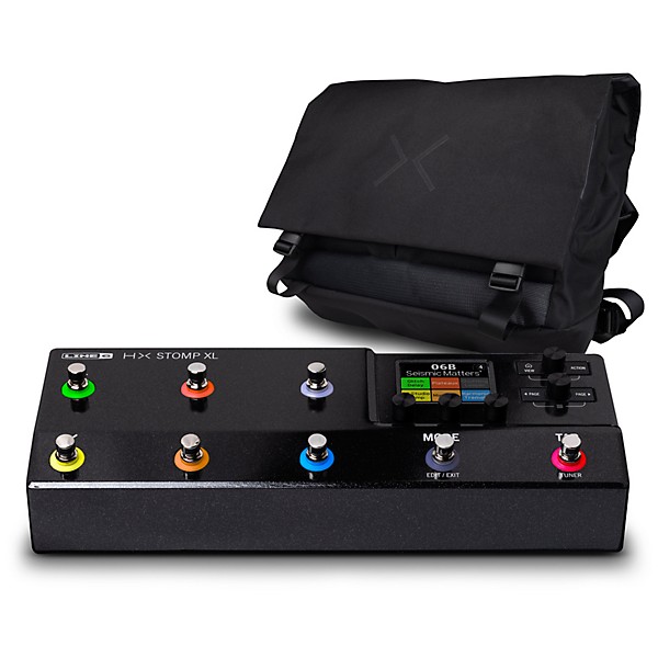 Line 6 HX Stomp Multi-Effects Pedal With HX Messenger Bag