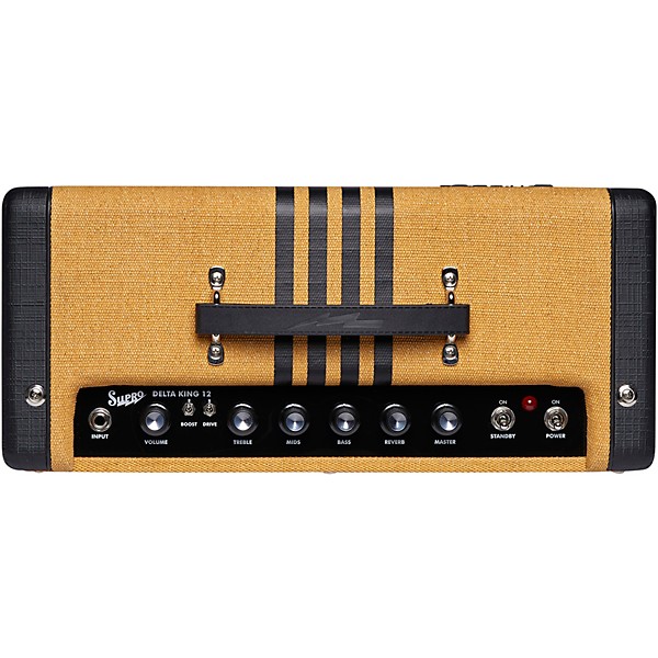 Open Box Supro 1822 Delta King 12 15W 1x12 Tube Guitar Amp Level 1 Tweed and Black