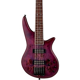 Jackson X Series Spectra Bass SBXP V Transparent Purple Burst