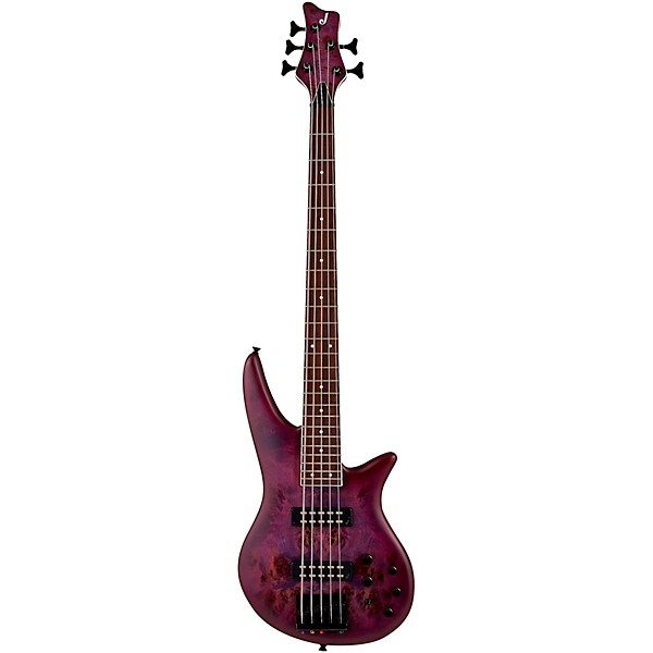 Jackson X Series Spectra Bass SBXP V Transparent Purple Burst